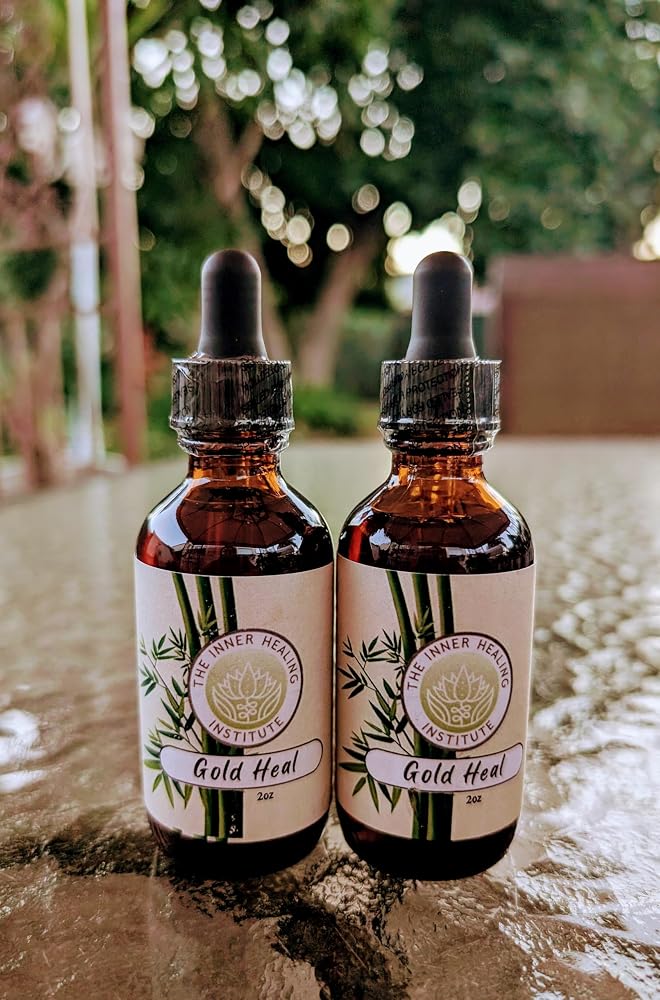 THE INNER HEALING INSTITUTE Gold Heal Natural Antibiotic Tincture - 2 oz - image 2