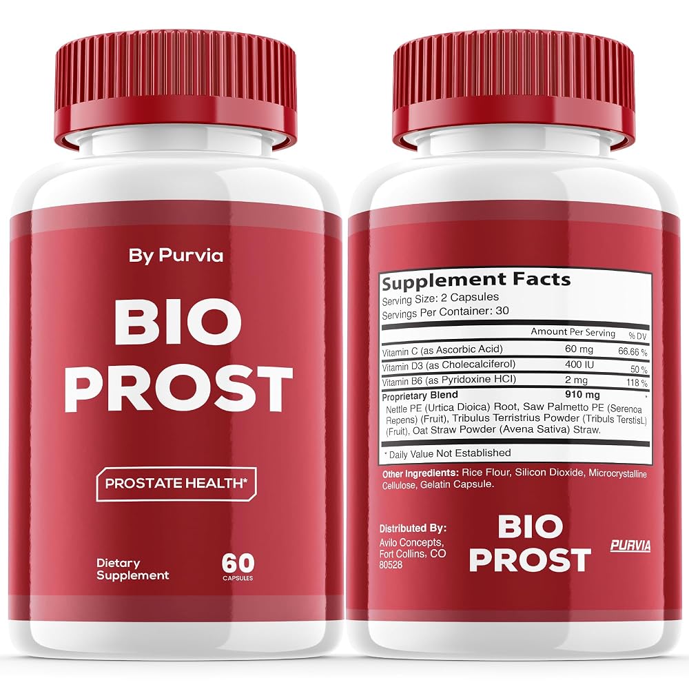 Purvia Bio Prost Advanced Formula Capsules - 120 Count - image 3