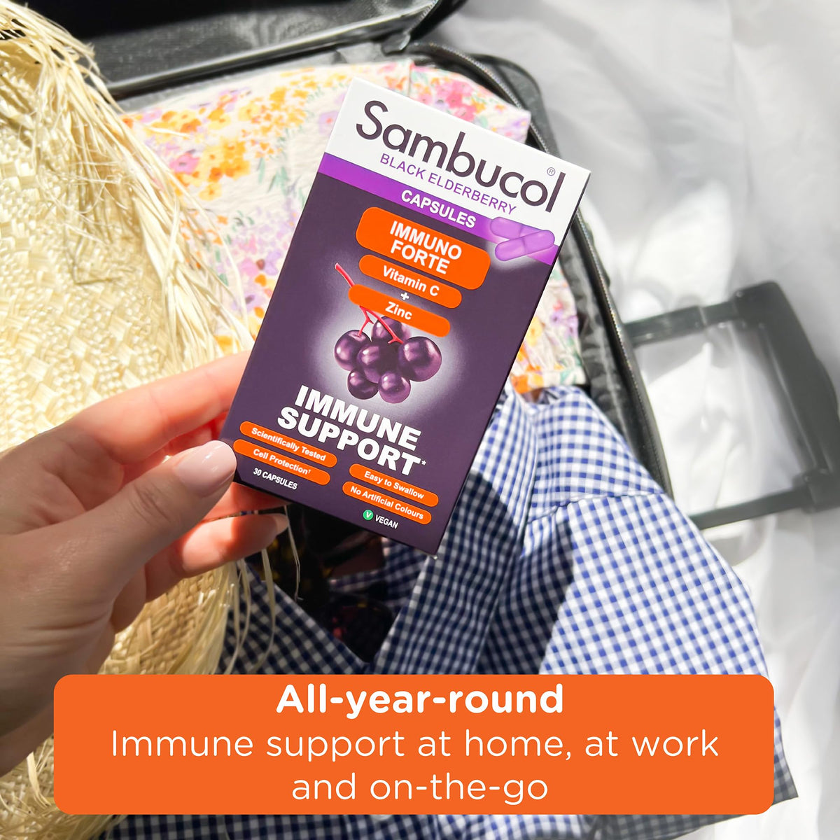 Sambucol Immuno Forte Black Elderberry Immune Support - 30 Capsules - image 5