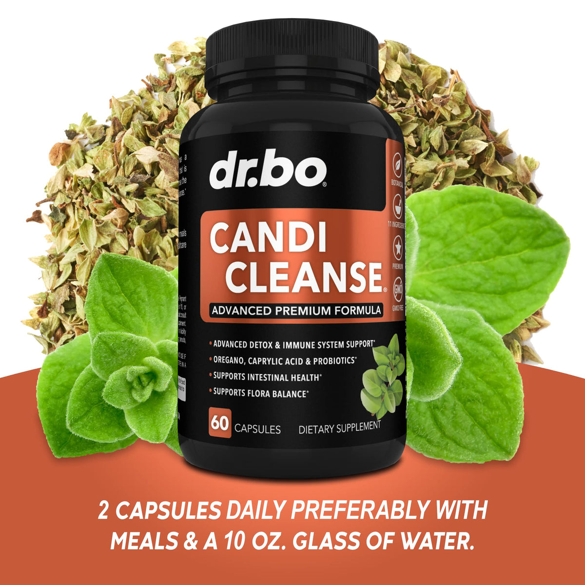 DR. BO Candi Cleanse Support Supplement Balance Control - 60 Capsules - image 7
