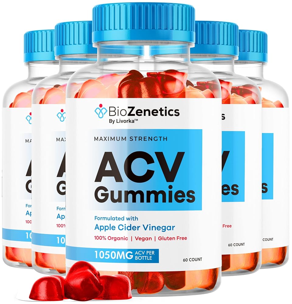 LIVORKA BioZenetics ACV Gummies 1050mg - 300 Gummies