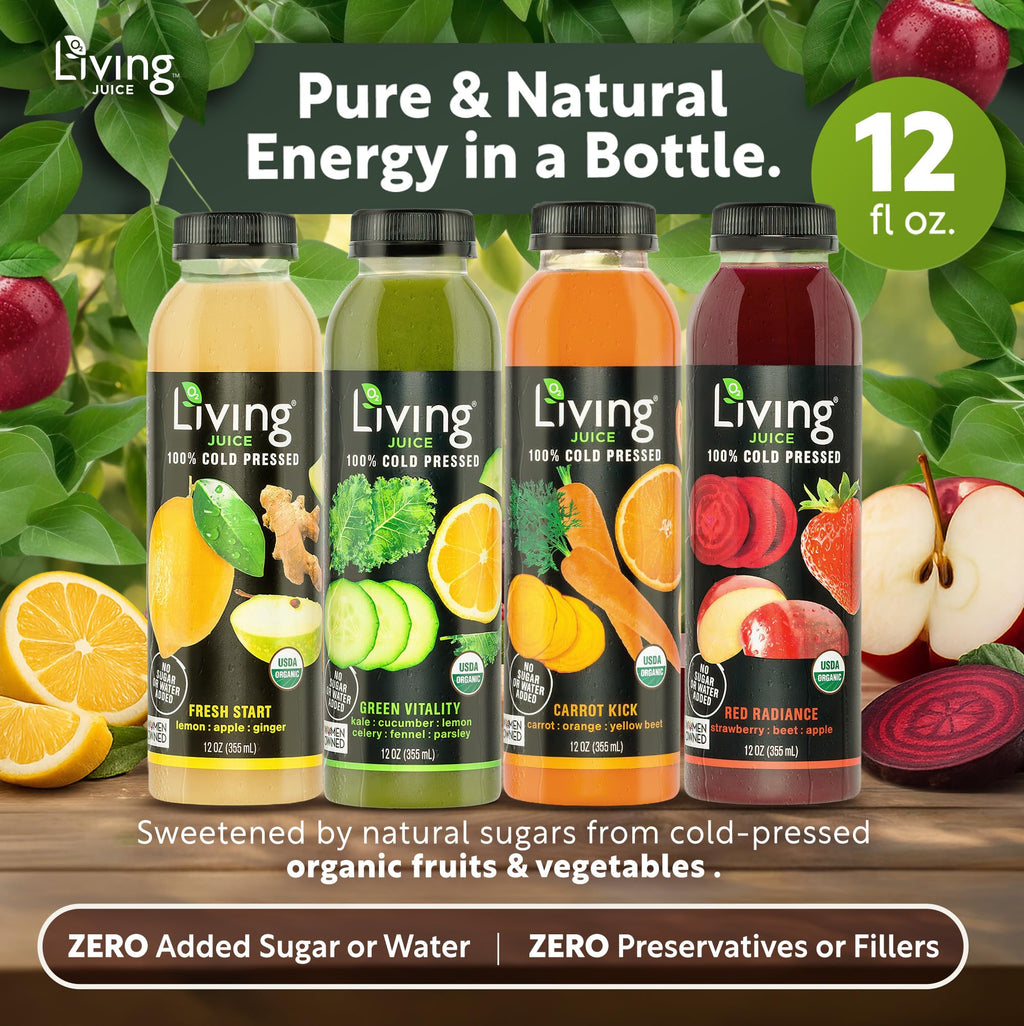O2 Living Carrot Kick Organic Cold Pressed Juice