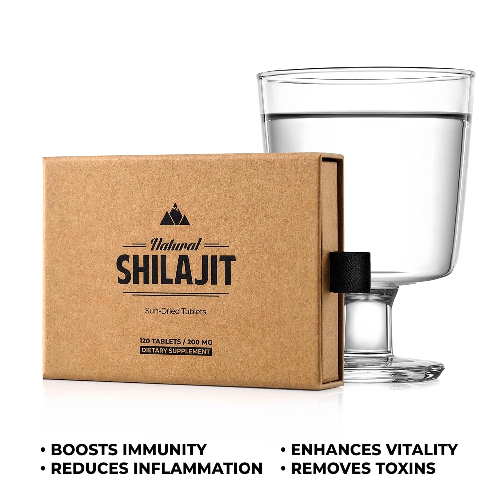 NATURAL SHILAJIT Pure Shilajit Tablets with Fulvic Acid - 120 Tablets - image 9