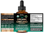 NUTRAHARMONY Oregano Oil Drops Organic 60% Carvacrol - 1 oz - image 2