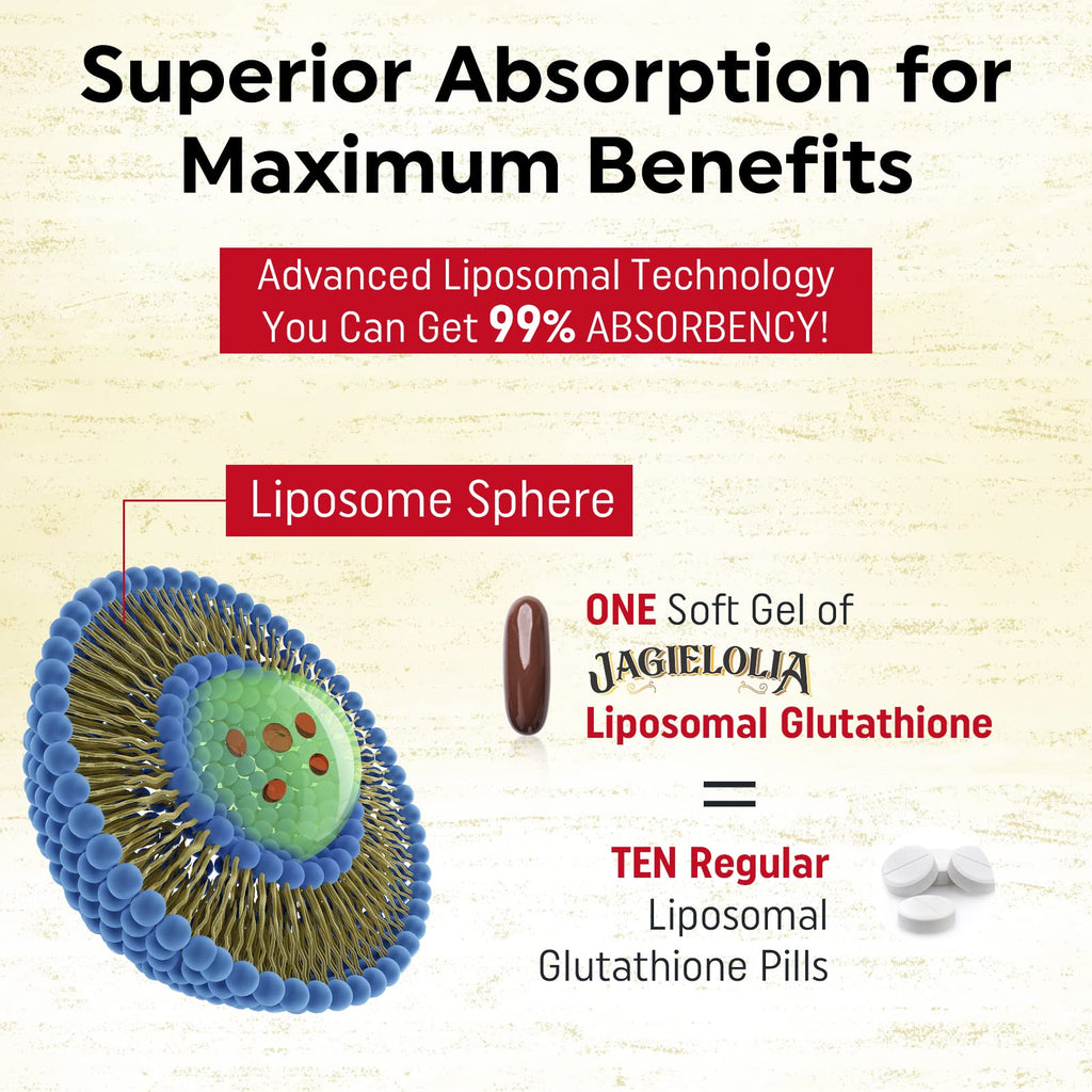 Jagielolia Liposomal Glutathione 2000 mg with L-Serine