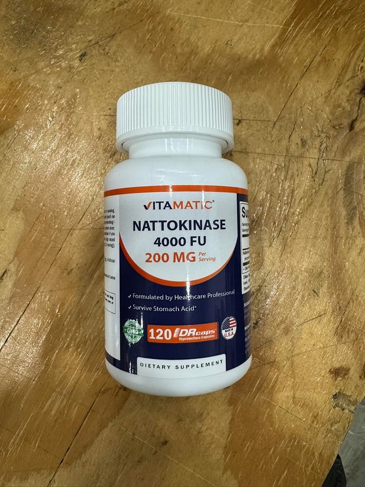 Vitamatic Nattokinase 4000 FU Enzyme - 120 Capsules - image 7