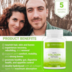VERDEVITALIS Multi Collagen Peptides Capsules - 120 Capsules - image 4