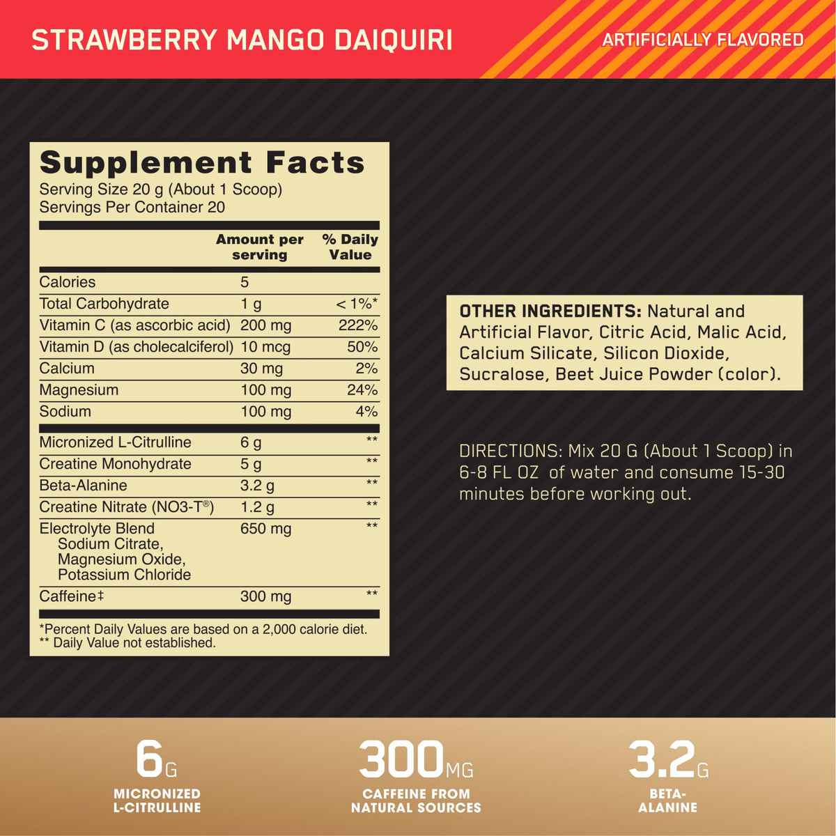 Optimum Nutrition Gold Standard Pre Workout Advanced Powder - 20 Servings - image 3
