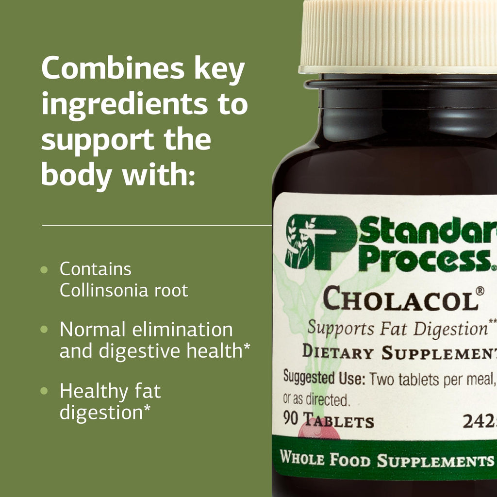 Standard Process Cholacol Gallbladder & Fat Digestion Support - 90 Tablets - image 4
