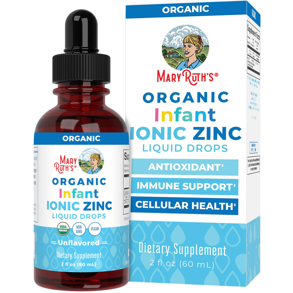 MaryRuth's USDA Organic Liquid Zinc Drops for Infants - 2 Fl Oz