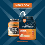 Body Fortress 100% Whey Protein Powder Vanilla & Chocolate - 2x 3.9 lb - image 3