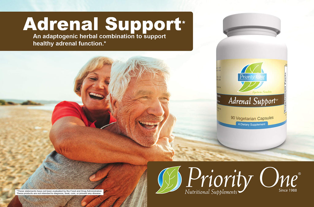 Priority One Adrenal Support Vegetarian Capsules - 90 Count - image 6