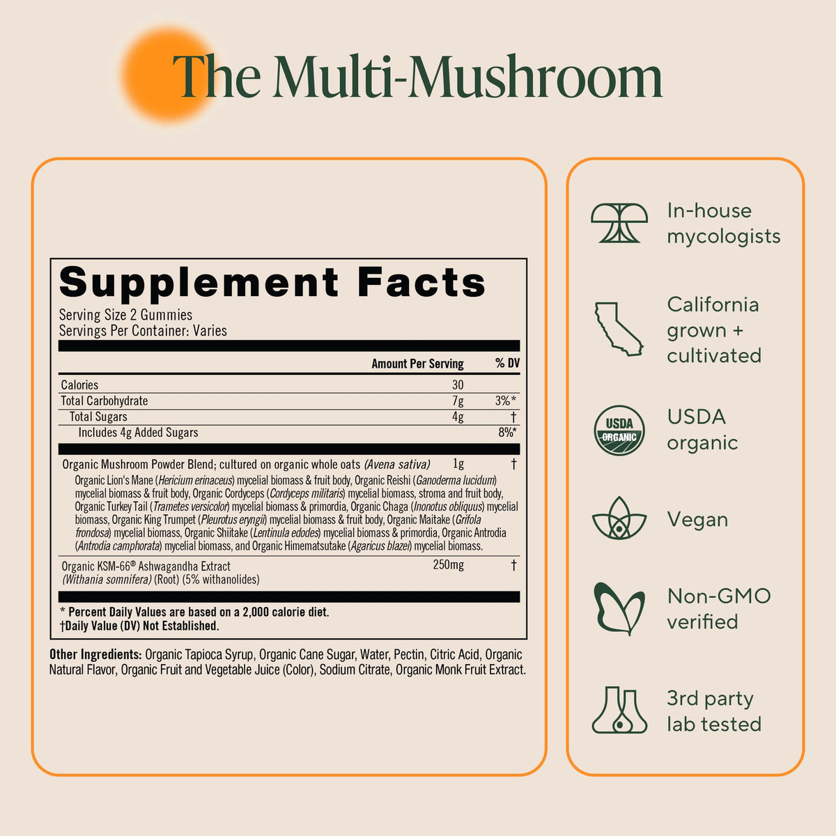 OM MUSHROOM SUPERFOOD Mushroom Gummies