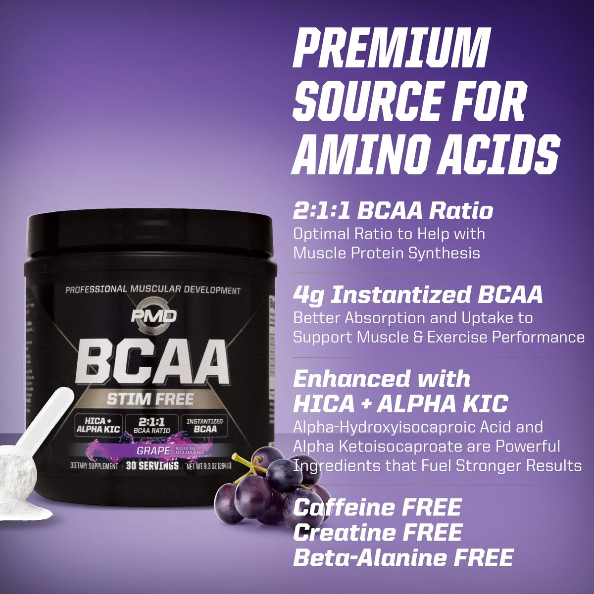 PMD Sports BCAA Stim-Free Fun On The Beach - 30 Servings
