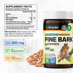 BIO KRAUTER Pine Bark Extract Gummies for Antioxidant Support - 60 Count - image 3
