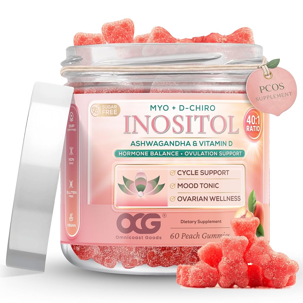 OMNICOAST GOODS, OCG Myo-Inositol & D-Chiro Inositol Gummies