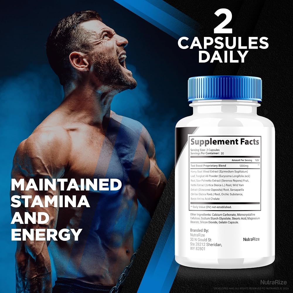 NutraRize AndroCharge Multivitamin for Men - 120 Capsules - image 5