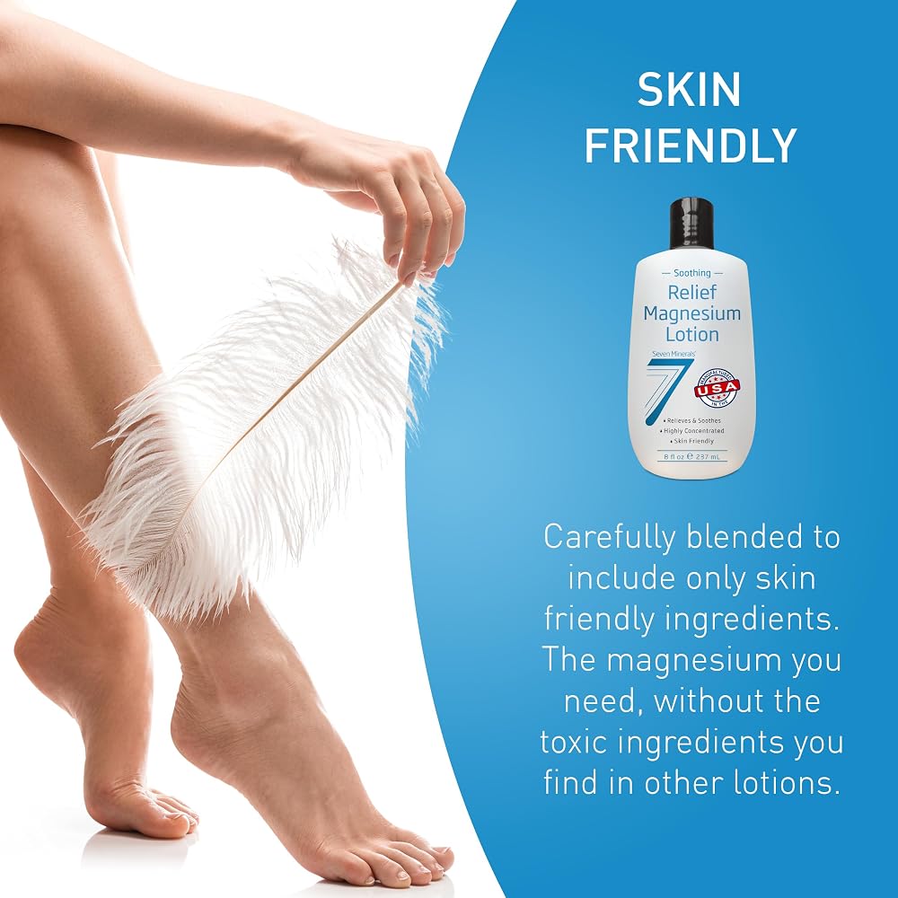 Seven Minerals Magnesium Lotion for Soothing Relief & Relaxation