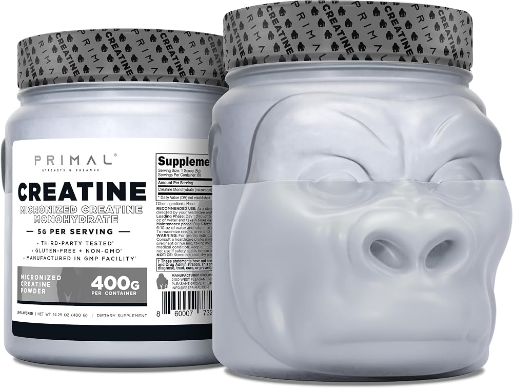 Primal Creatine Monohydrate Powder Unflavored - 400 Grams