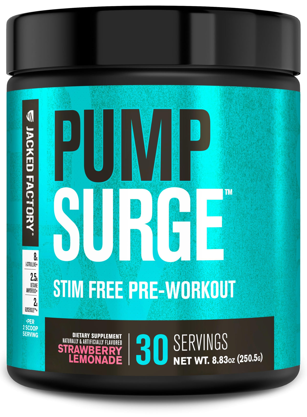 JACKED FACTORY PUMPSURGE Caffeine Free Pump & Nootropic Pre Workout