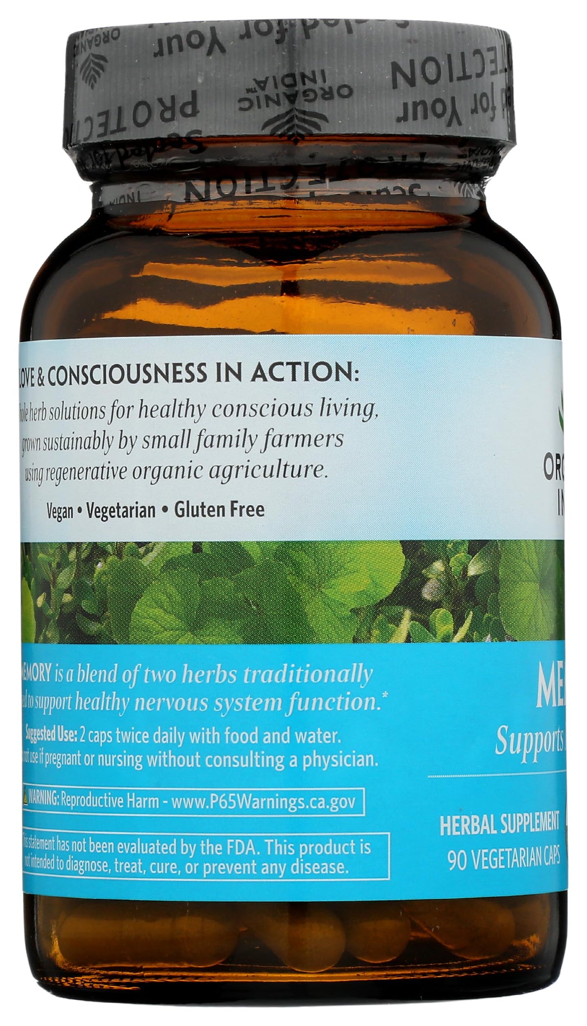 Organic India Memory Organic Mental Clarity - 90 Vegetarian Capsules - image 4