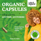 Wild & Organic USDA Organic Spearmint Capsules - 90 Count - image 4