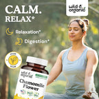 Wild & Organic Chamomile Extract Capsules 800 mg - Relaxation