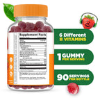 Lifeable Vitamin B Complex for Kids with Vitamin C - 90 Gummies - image 2