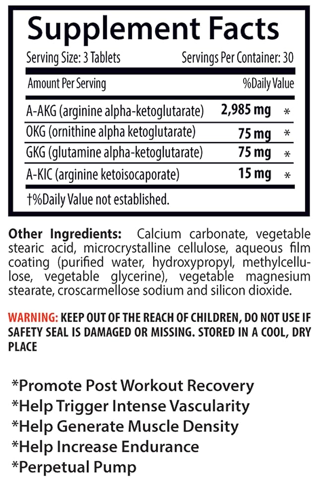 Sport Supplements Nitric Oxide Muscle Power 3150mg - 270 Tablets - image 2