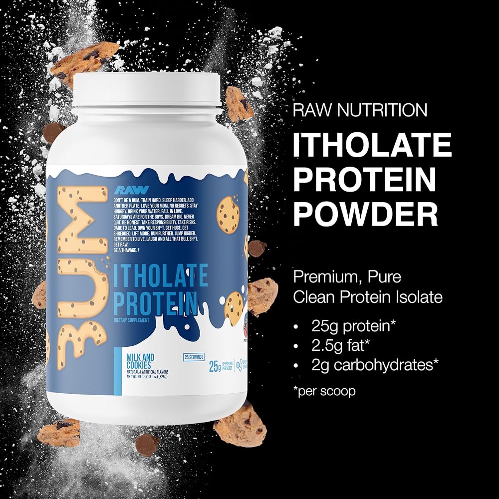 RAW CBUM Itholate Protein, Whey Isolate 1.7lbs