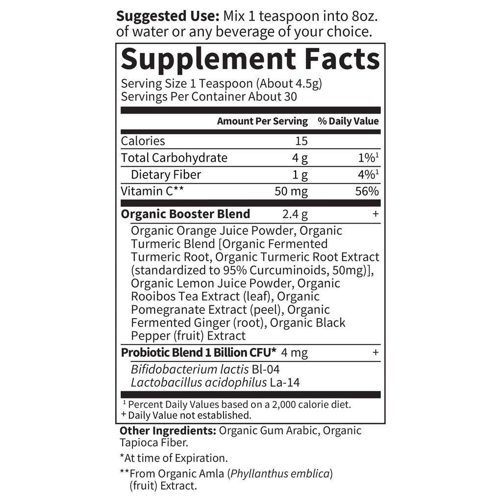 Garden of Life Organics Turmeric Boost Inflammatory Response Powder - 4.76 oz - image 5