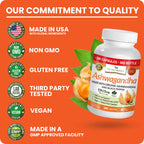 Nature's Branch Organic Ashwagandha with Black Pepper - 180 Capsules - image 7
