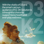 NANOWELL Vitamin D3 with K2 Softgels, 120 Count, 2000 IU 50 mcg