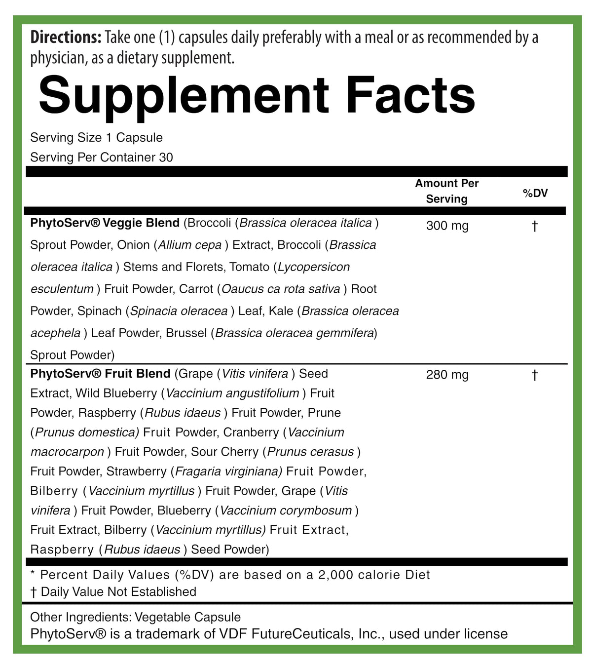 PURE Greens & Reds Capsules - 30 Servings - image 5
