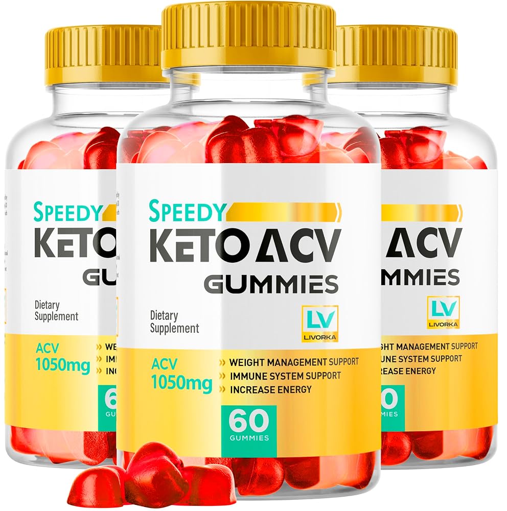 LIVORKA Speedy Keto ACV Gummies Apple Cider Vinegar - 180 Gummies