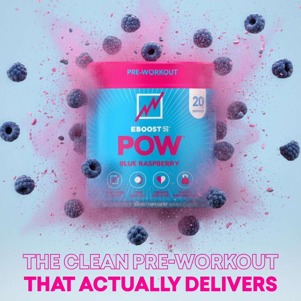 EBOOST POW Natural Pre-Workout