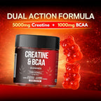 SASH Vitality Creatine Monohydrate Gummies 5000mg with BCAAs - 120 Gummies - image 4