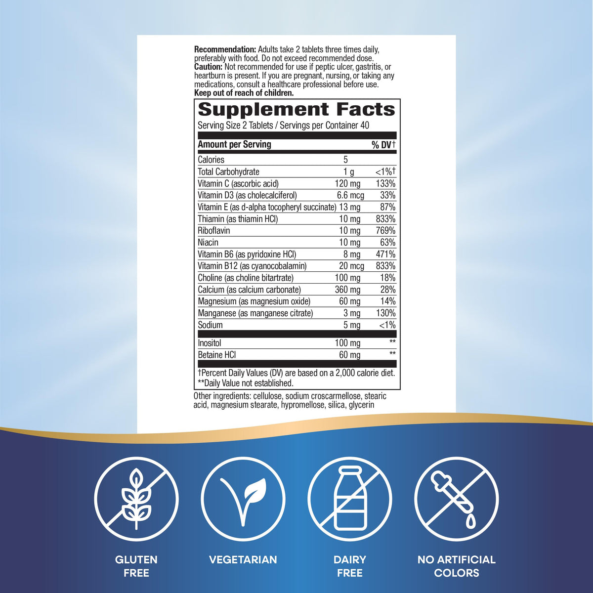 Nature's Way Myo-Tone Muscle Support - 160 Tablets - image 2