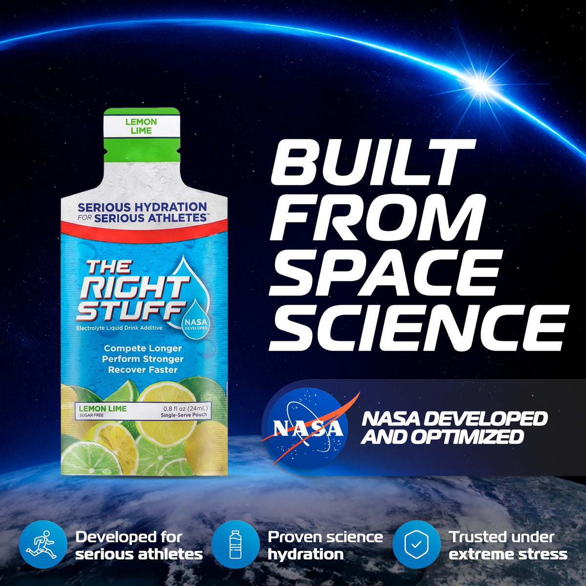 The Right Stuff NASA Electrolyte Drink Concentrate - 60 Count - image 2
