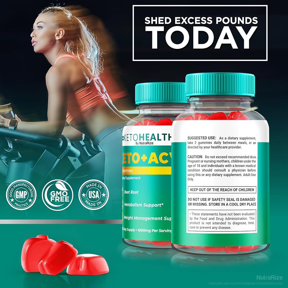 NutraRize Keto Health ACV Gummies - 60 Gummies - image 8