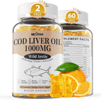 Nextdia Cod Liver Oil 1000mg Gummies with Vitamin A & D3 - 120 Count