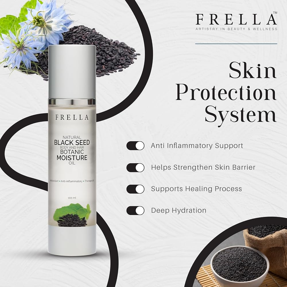 Frella Natural Black Seed Oil for Hair and Skin - 3.38 fl oz - image 3