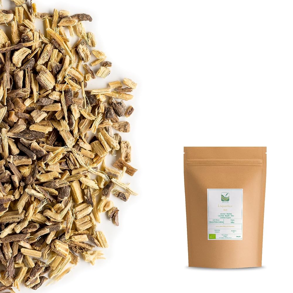Valley of Tea Liquorice Root Dried Cut Herbal Tea - 350g - image 4