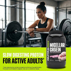 NutraBio Casein Protein Powder Strawberry Ice Cream - 2lb - image 8