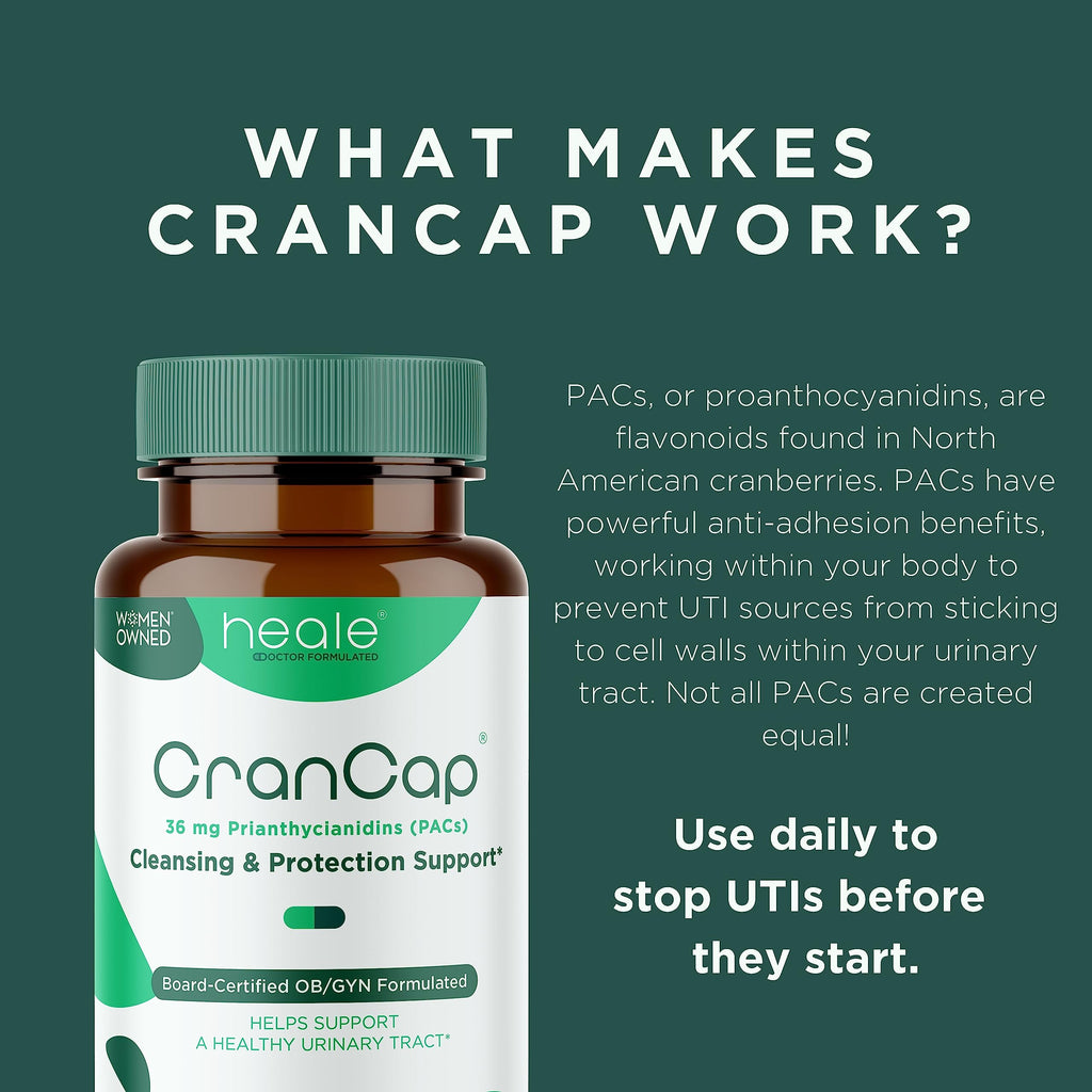 CranCap Cranberry Pills Urinary Tract Support - 30 Capsules - image 4