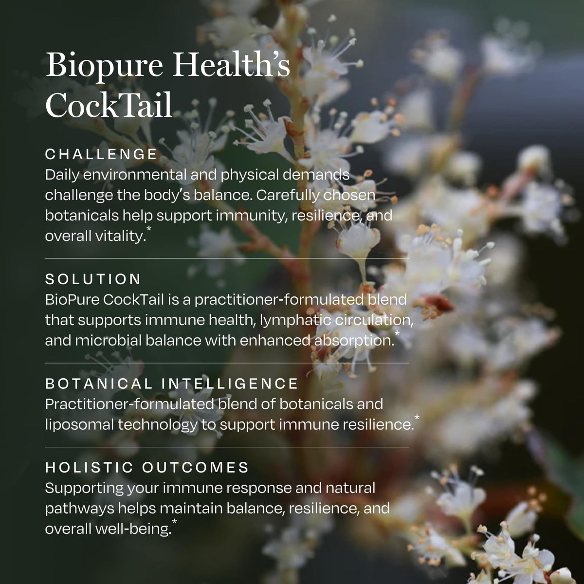 BioPure Health Cocktail Immune Support Tincture - 60 Servings - image 4