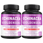 CIVIMUNA Echinacea Capsules with Goldenseal & Elderberry - 120 Capsules