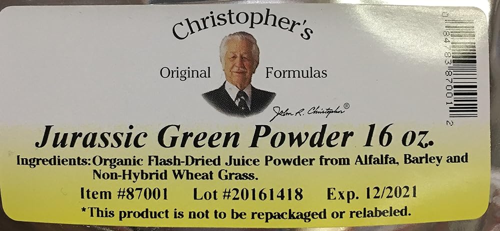 Christopher's Original Formulas Jurassic Green Powder - 16 Oz - image 2