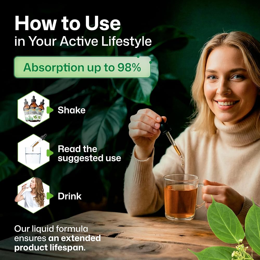 BIO KRAUTER Gymnema Sylvestre Liquid Extract for Sugar Cravings - 4 Fl Oz - image 7