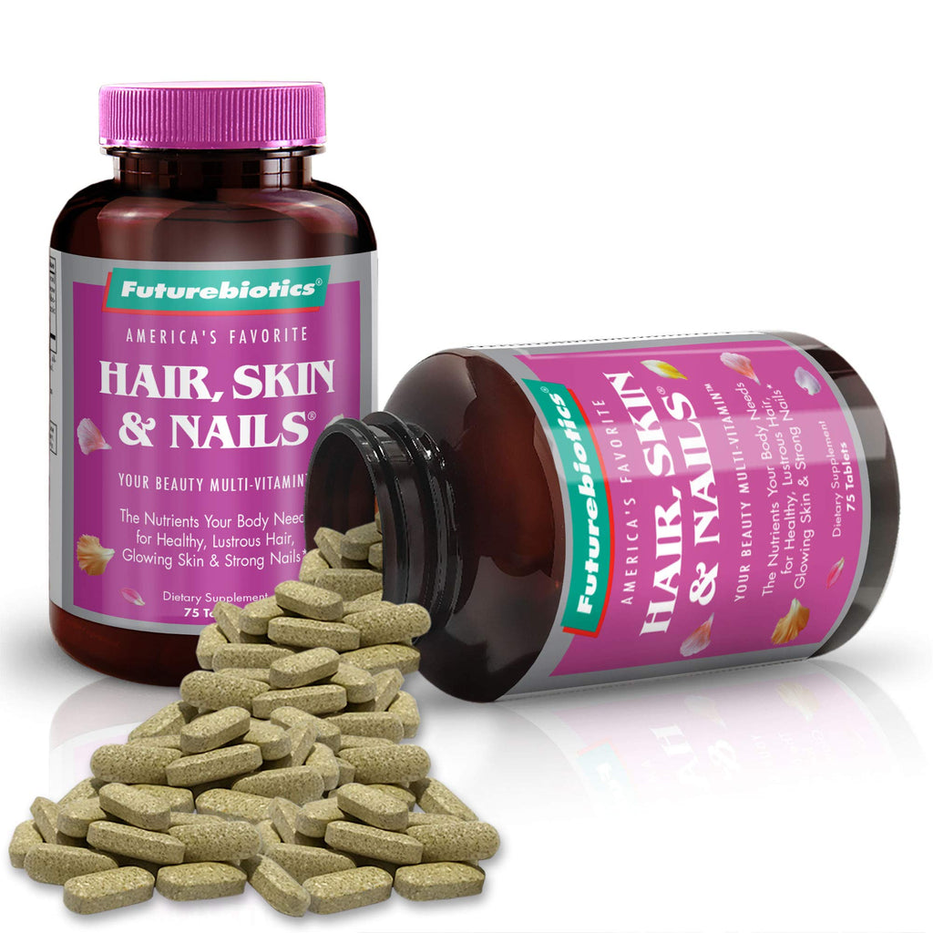 Futurebiotics Hair, Skin & Nails Beauty Multivitamin - 75 Tablets - image 6